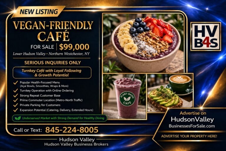 VEGAN FRIENDLY CAFÉ    $99,000